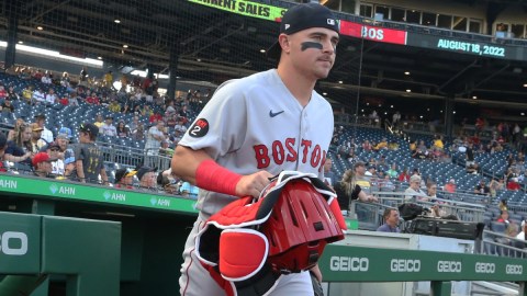 Boston Red Sox catcher Reese McGuire