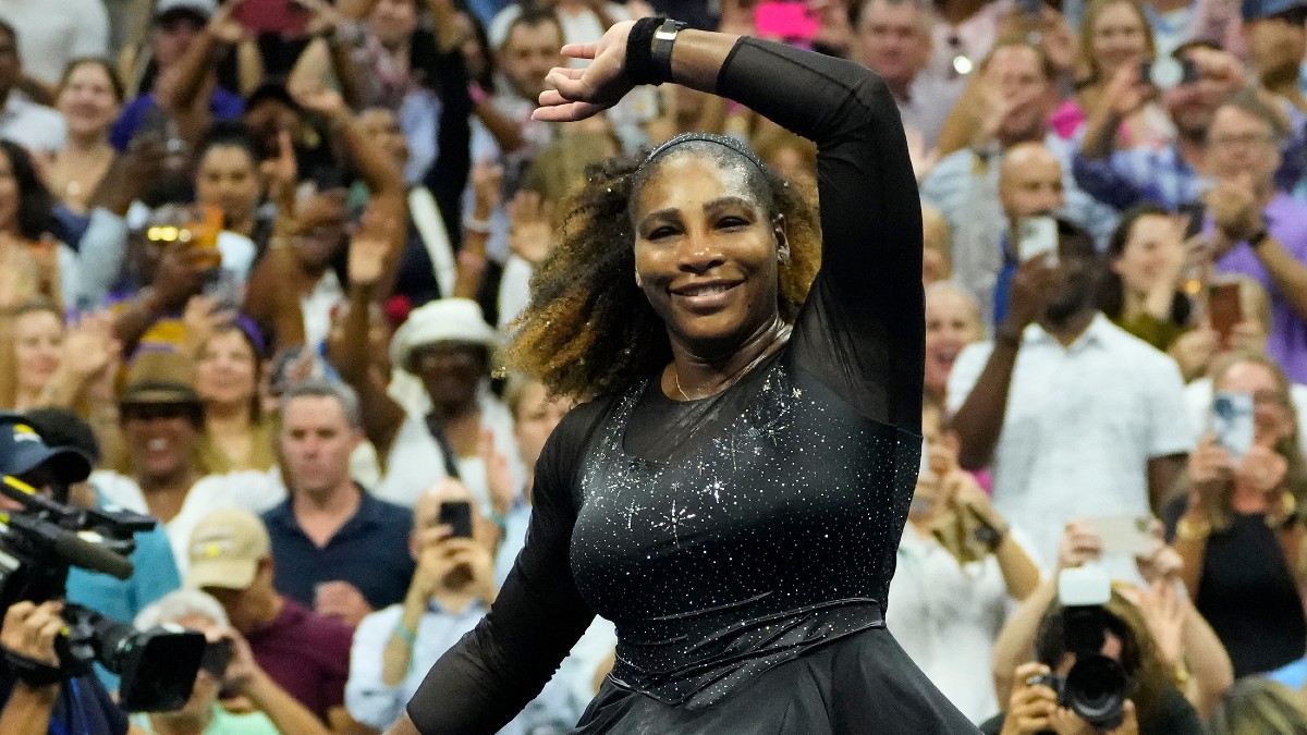 Serena Williams Wins Opening Round Of US Open In Star-Studded Event