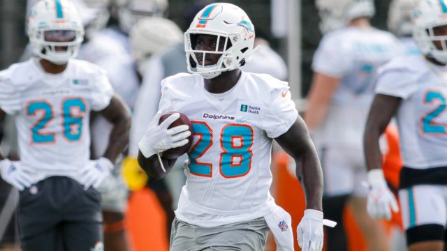Miami Dolphins running back Sony Michel