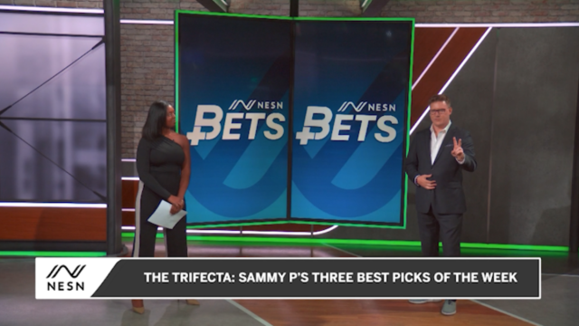 NESN host Chelsea Sherrod and sports betting analyst Sammy P