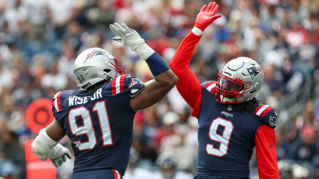 New England Patriots defensive end Deatrich Wise Jr. and linebacker Matthew Judon