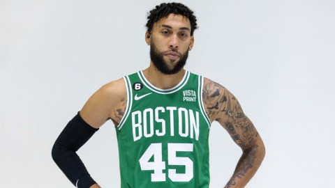Boston Celtics forward Denzel Valentine