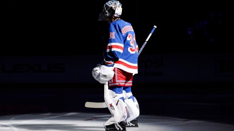 New York Rangers goalie Igor Shesterkin
