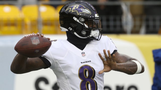 Baltimore Ravens quarterback Lamar Jackson