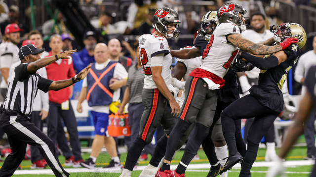 Tampa Bay Buccaneers wide receiver Mike Evans and New Orleans Saints cornerback Marshon Lattimore