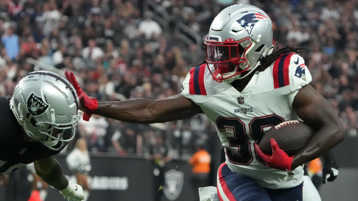 Rhamondre Stevenson, Patriots feel running back is ready for crucial  third-down role, NFL News, Rankings and Statistics