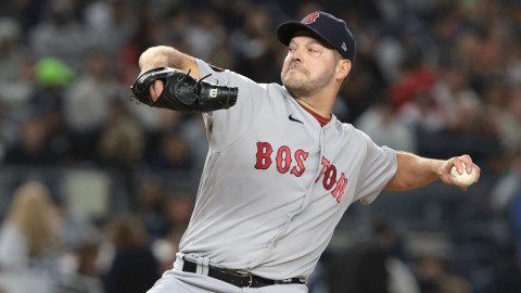 Boston Red Sox starting pitcher Rich Hill