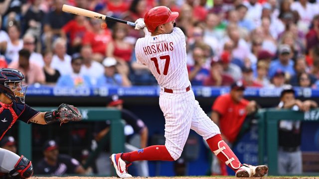 Induct This Rhys Hoskins Bat Spike Into the Baseball Hall of Fame -  Crossing Broad