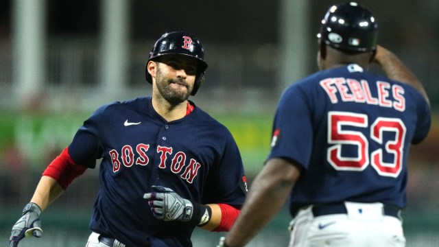 Boston Red Sox designated hitter J.D. Martinez