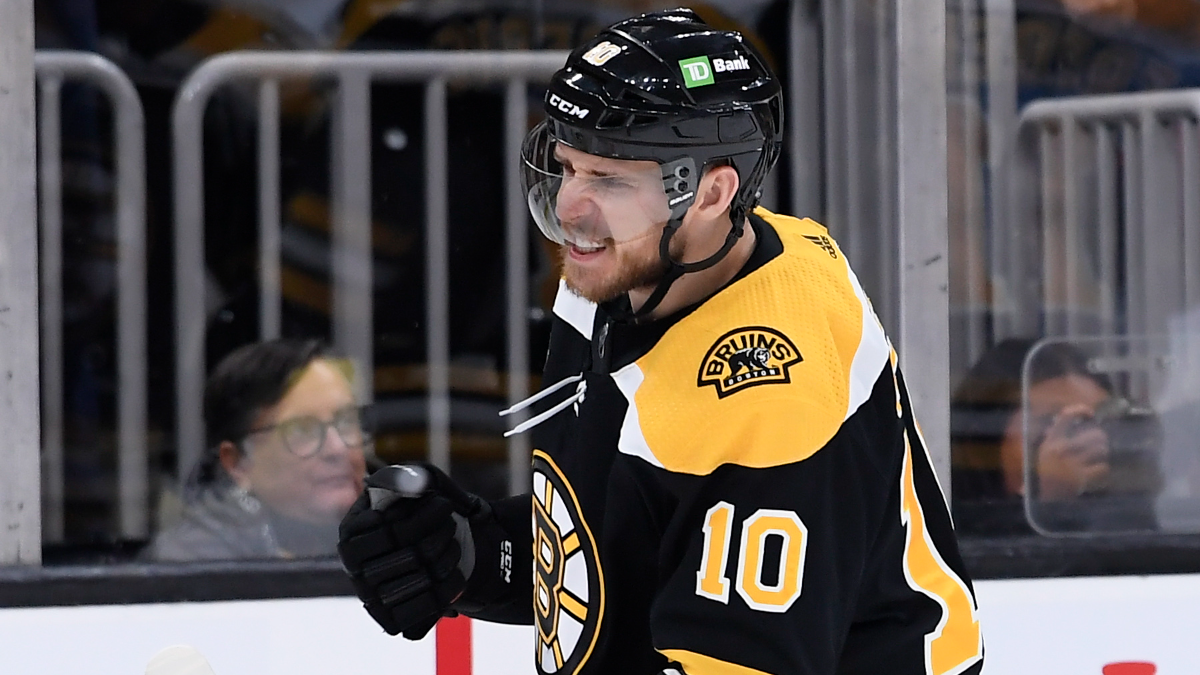 Bruins' A.J. greer only gets one game for a cross-check to the