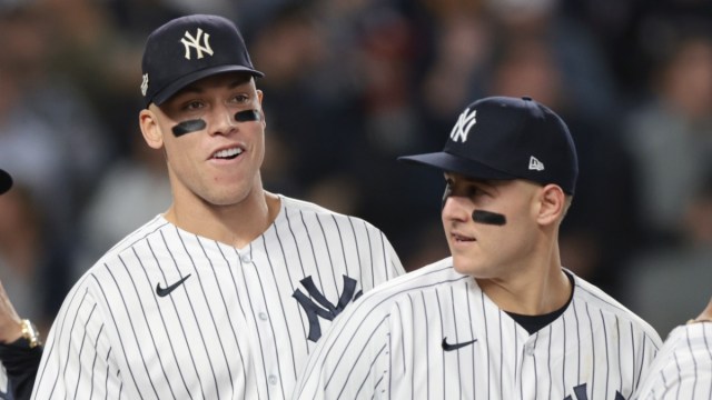 New York Yankees outfielder Aaron Judge, first baseman Anthony Rizzo