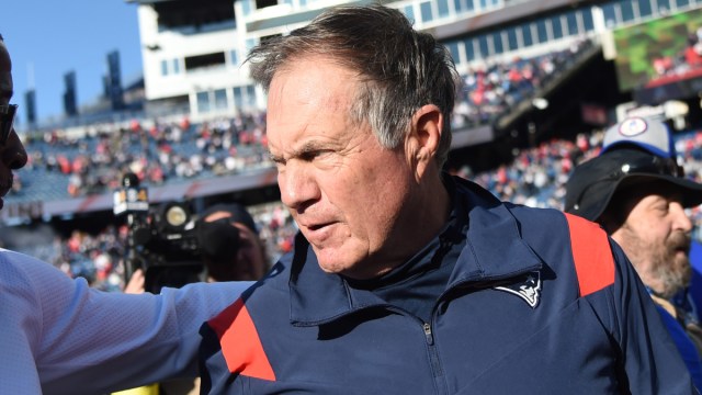 New England Patriots head coach Bill Belichick