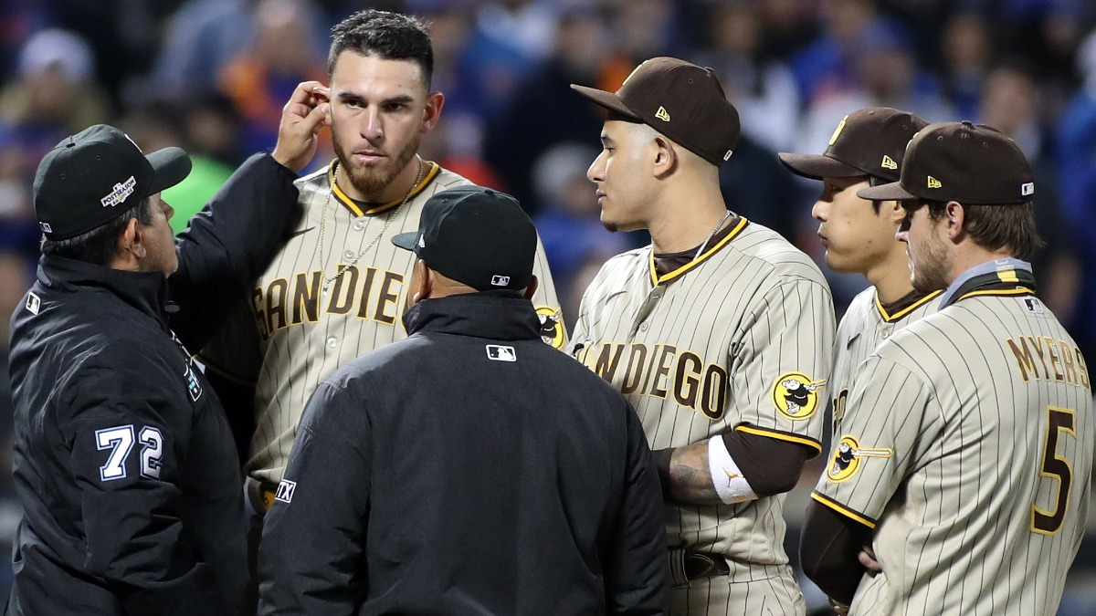 Mets have Joe Musgrove's ears checked for illegal substance in Game 3