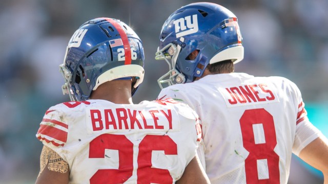 New York Giants running back Saquon Barkley, Daniel Jones