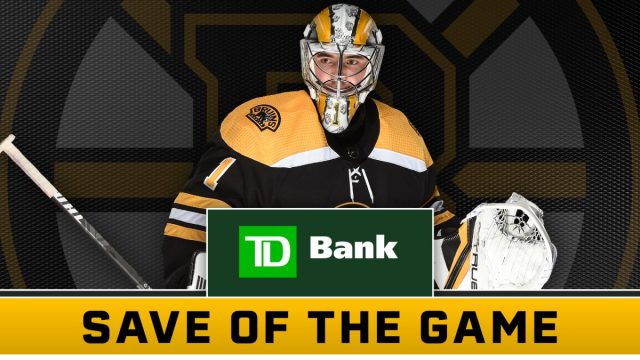 Jeremy Swayman Save of the Game