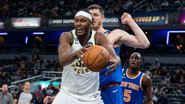 NBA: Preseason-New York Knicks at Indiana Pacers