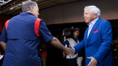 New England Patriots head coach Bill Belichick and owner Robert Kraft