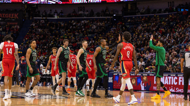Boston Celtics visitng New Orleans Pelicans