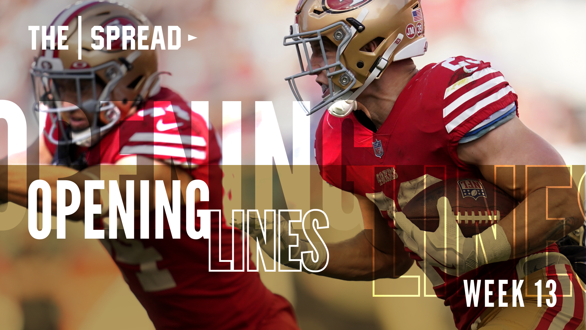 nfl latest line week 13