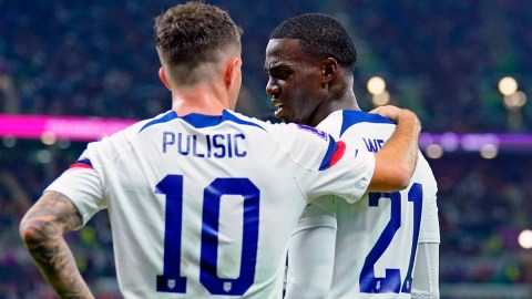 USMNT's forwards Christian Pulisic and Tim Weah