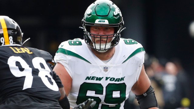 New York Jets offensive tackle Conor McDermott