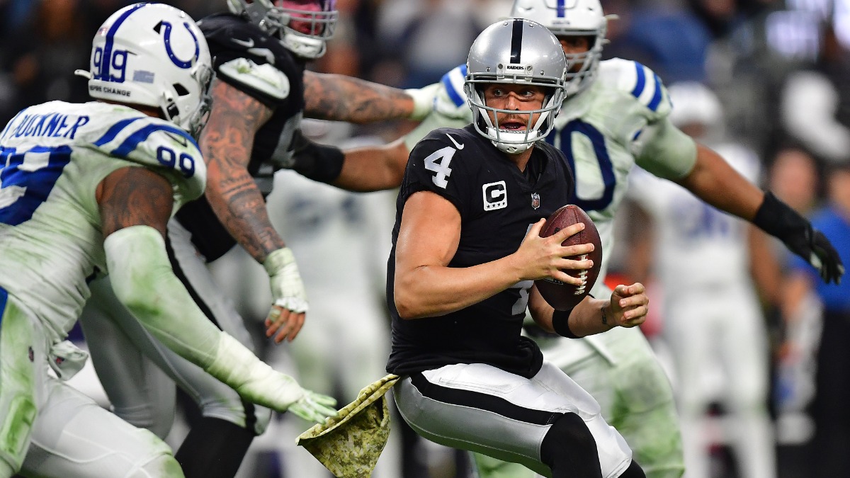 Mark Davis gives vote of confidence to Derek Carr