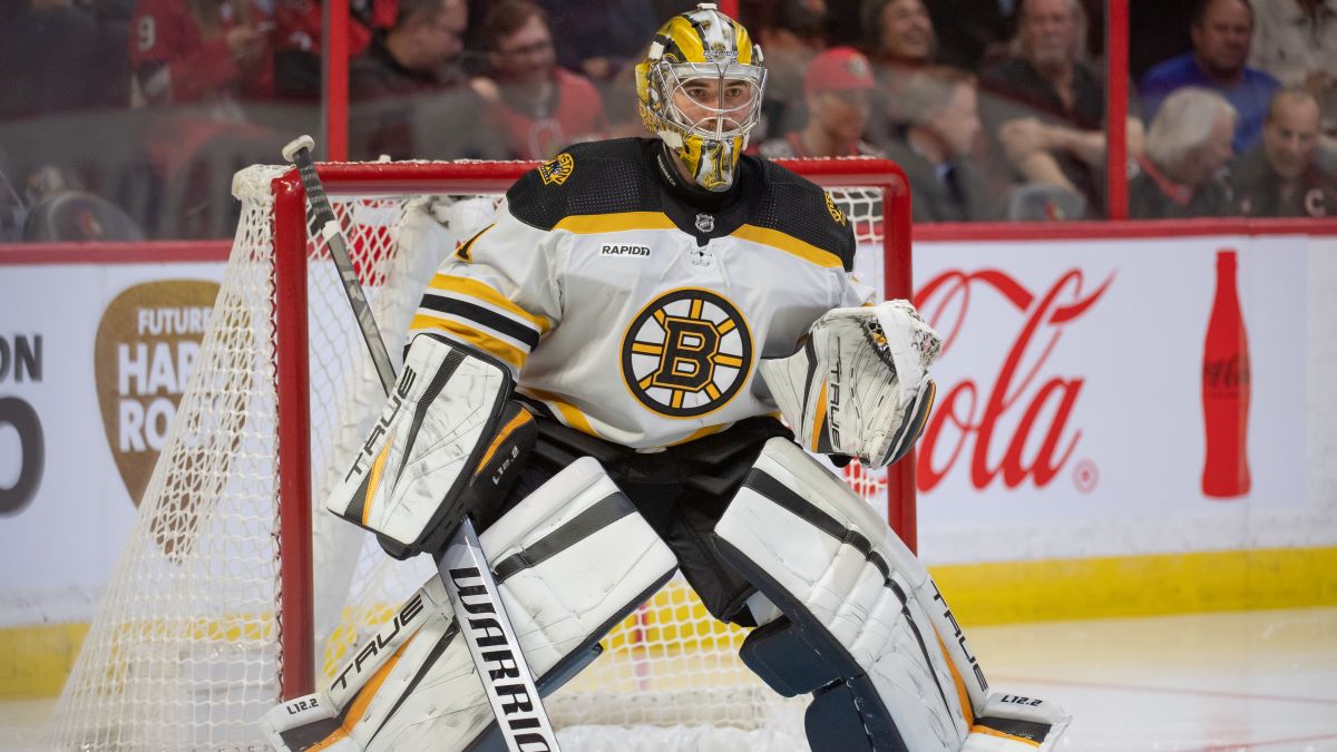 Where did Bruins goalie Jeremy Swayman get his drive to succeed