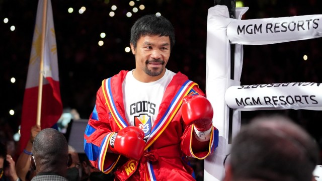 Former professional boxer Manny Pacquiao