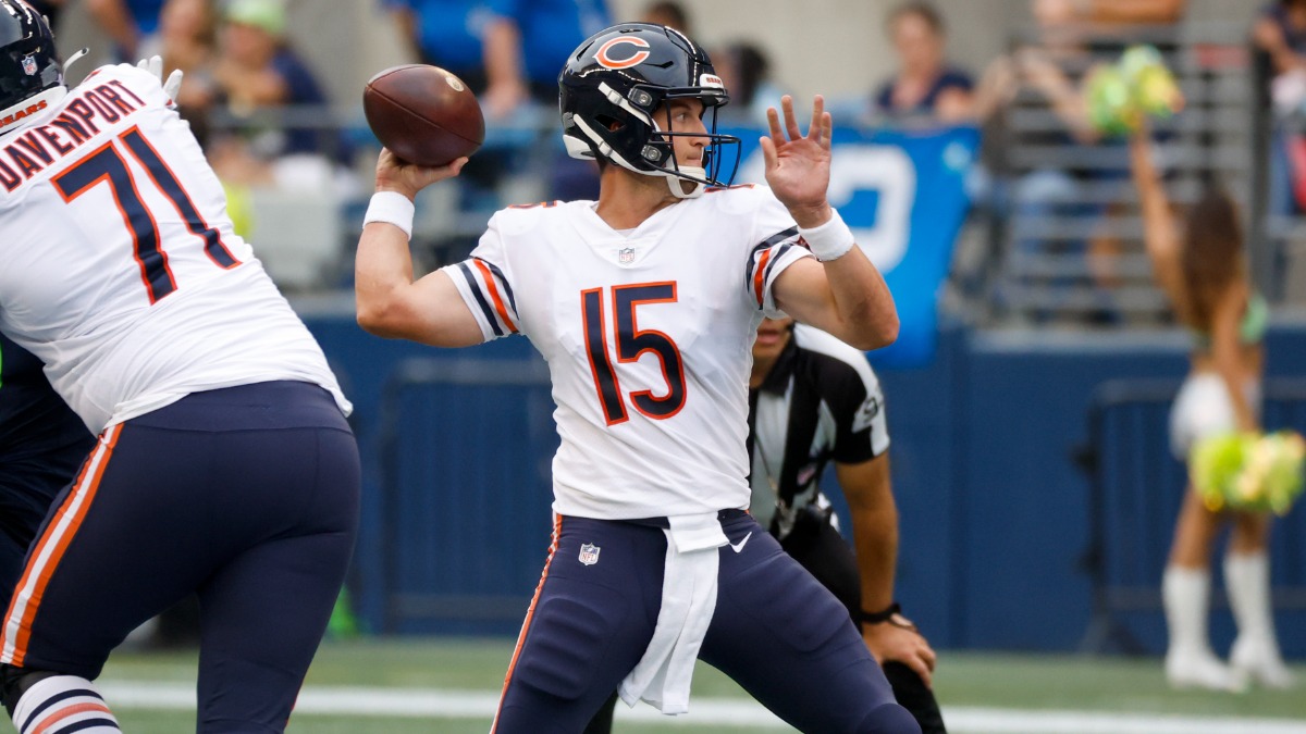 Bears' Justin Fields inactive, Trevor Siemian starts vs. Jets