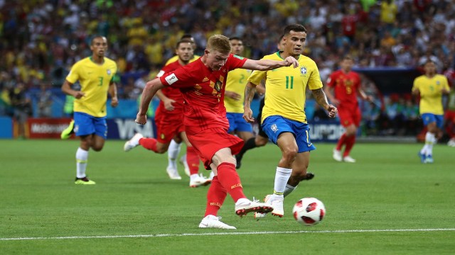 Soccer: World Cup-Belgium vs Brazil