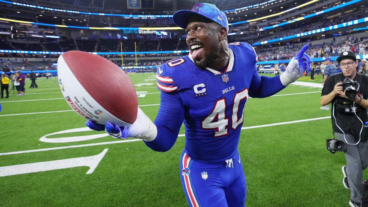 Bills rule out Von Miller vs. Lions after knee injury in 2nd quarter of  Thanksgiving Day game 