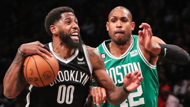 Brooklyn Nets forward Royce O'Neale, Boston Celtics center Al Horford