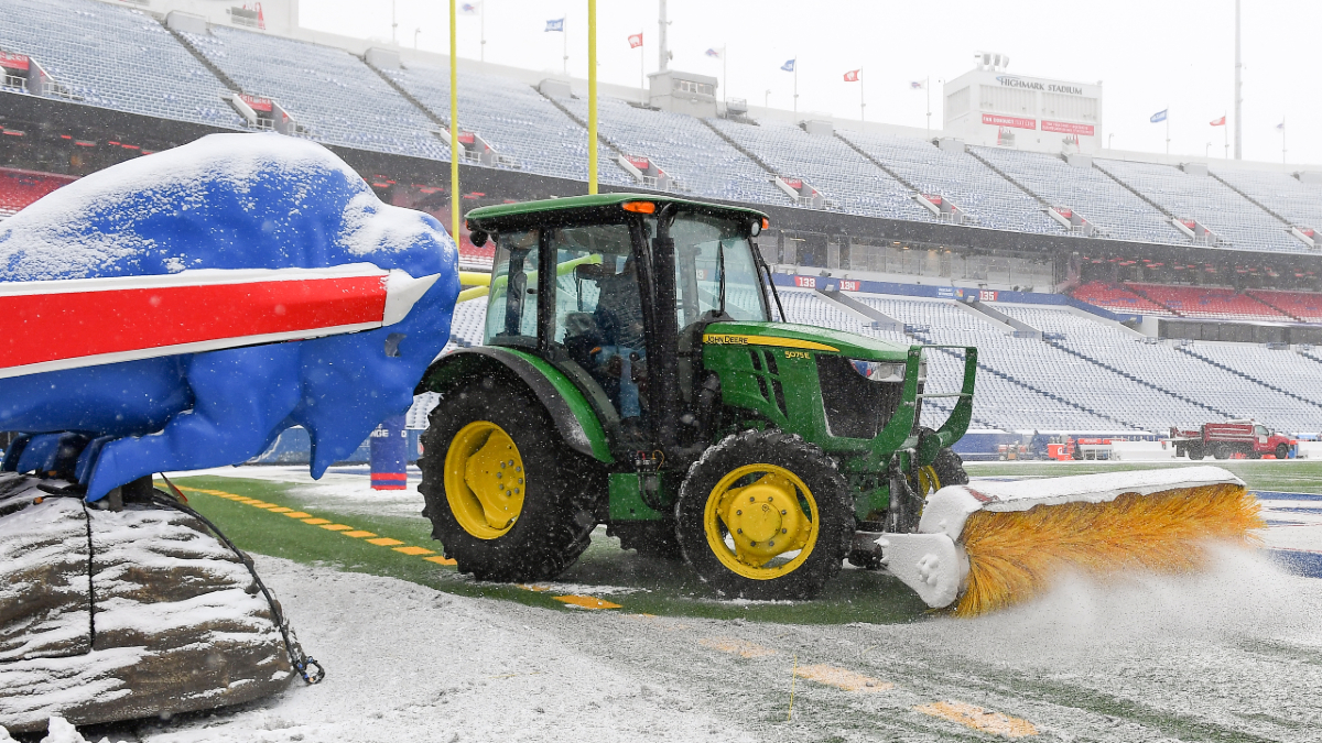 Buffalo snowstorm: Snow total at Bills stadium as tall as Josh Allen