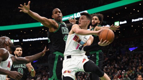 Boston Celtics versus Miami Heat