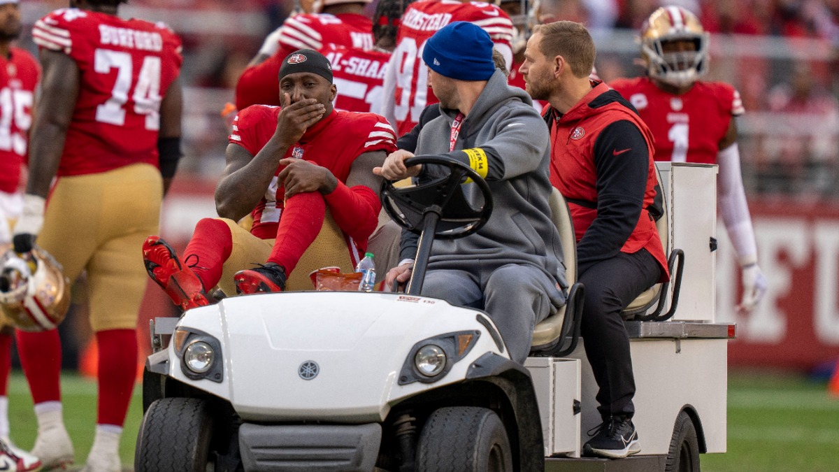 Kyle Shanahan 'unsure' if Deebo Samuel will need X-rays after 49ers win