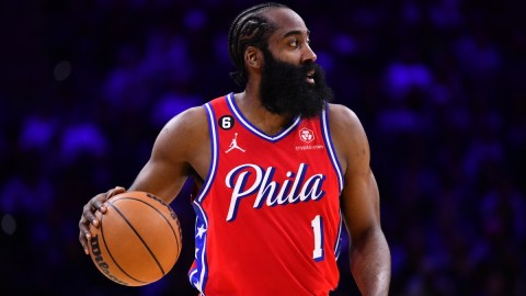 Philadelphia 76ers guard James Harden