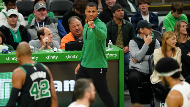 Boston Celtics interim head coach Joe Mazzulla