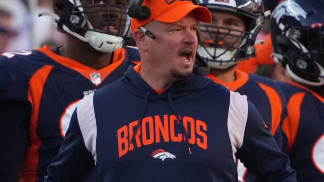 Denver Broncos coach Nathaniel Hackett