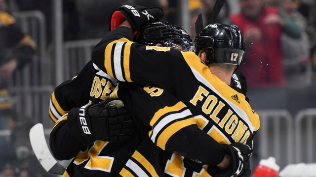 Boston Bruins forward Nick Foligno