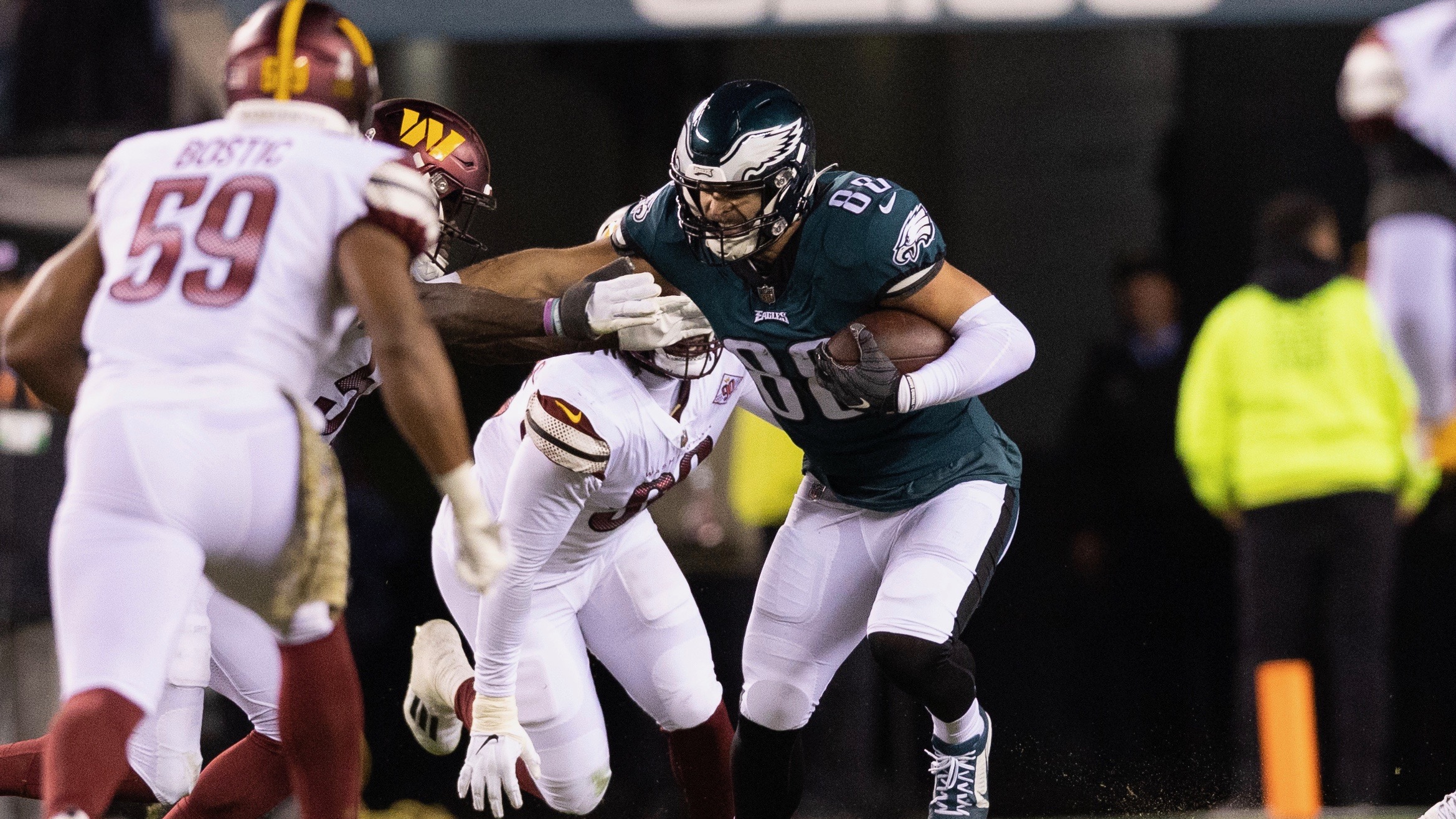 Eagles tight end Dallas Goedert out indefinitely with shoulder