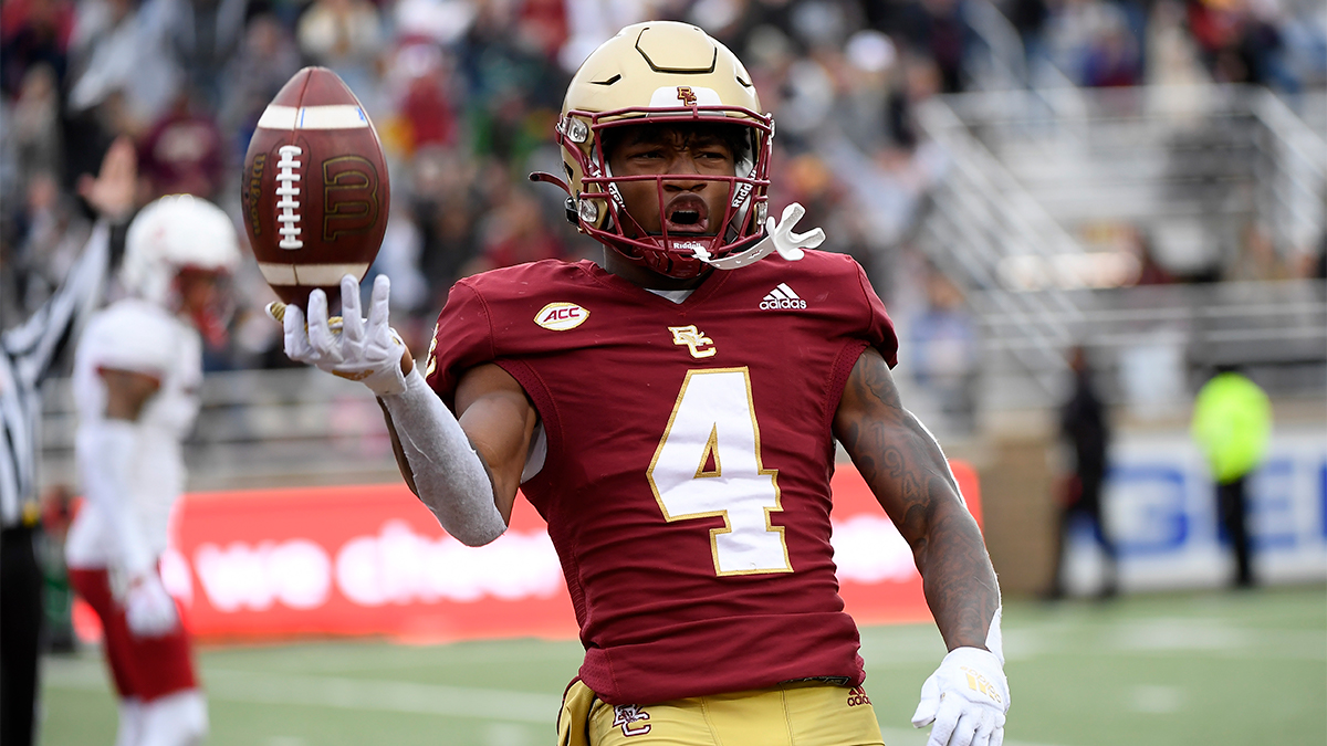 Boston College's Zay Flowers has been a bolt of excitement for the