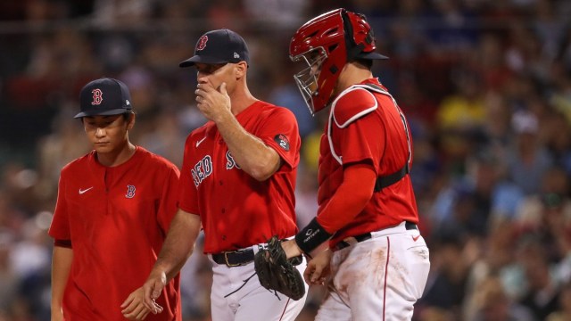 Boston Red Sox pitching coach Dave Bush