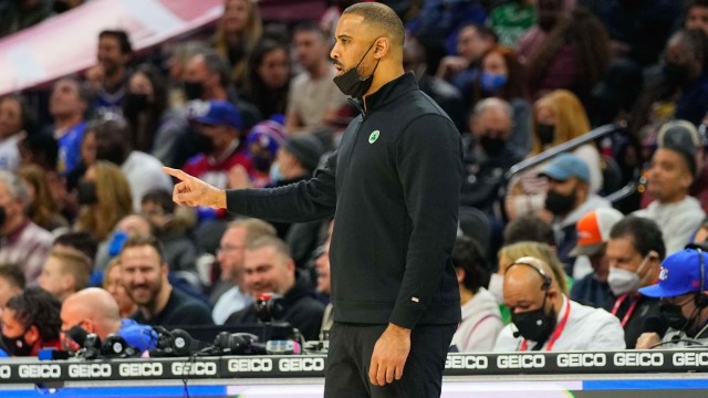 Suspended Boston Celtics head coach Ime Udoka