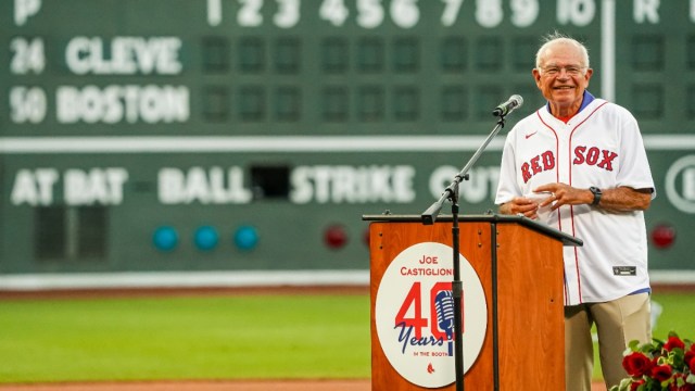 Boston Red Sox play-by-play broadcaster Joe Castiglione