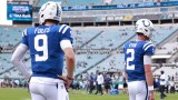 Indianapolis Colts quarterbacks Matt Ryan and Nick Foles