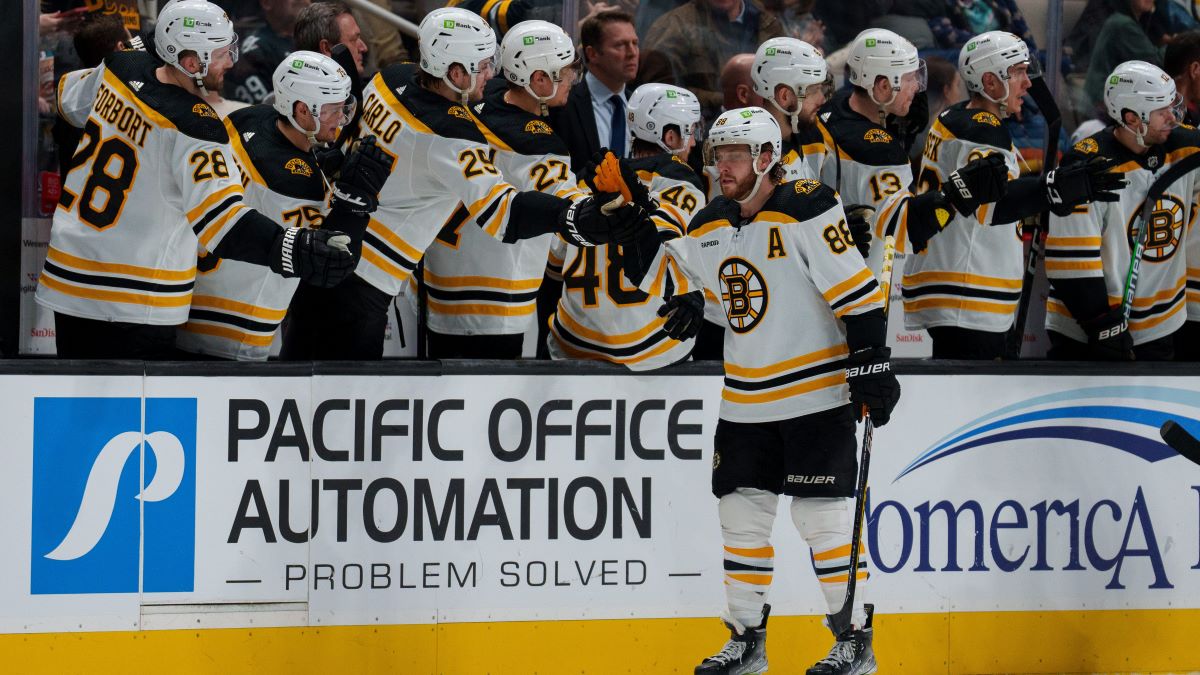 Bruins Wrap: Boston Overcomes Rough Second Period To Beat Sharks