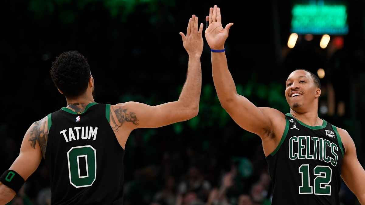 Celtics' Grant Williams 'Thankful' For Jayson Tatum, Jaylen Brown