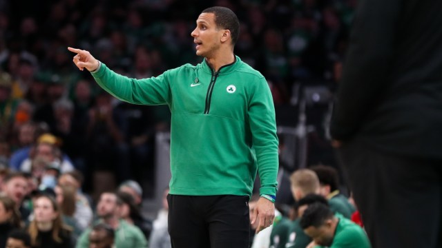 Celtics interim head coach Joe Mazzulla