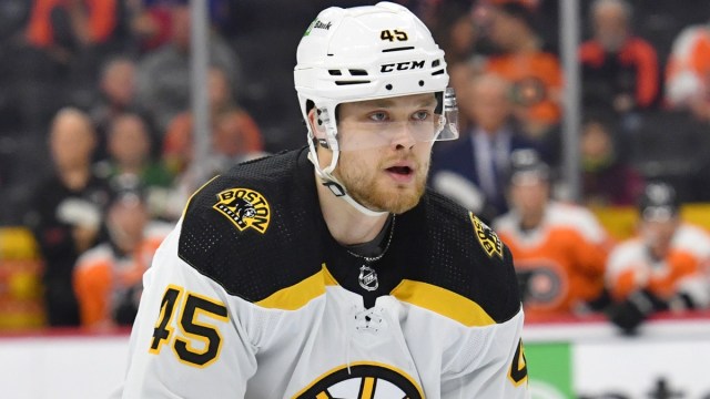 Boston Bruins forward Joona Koppanen