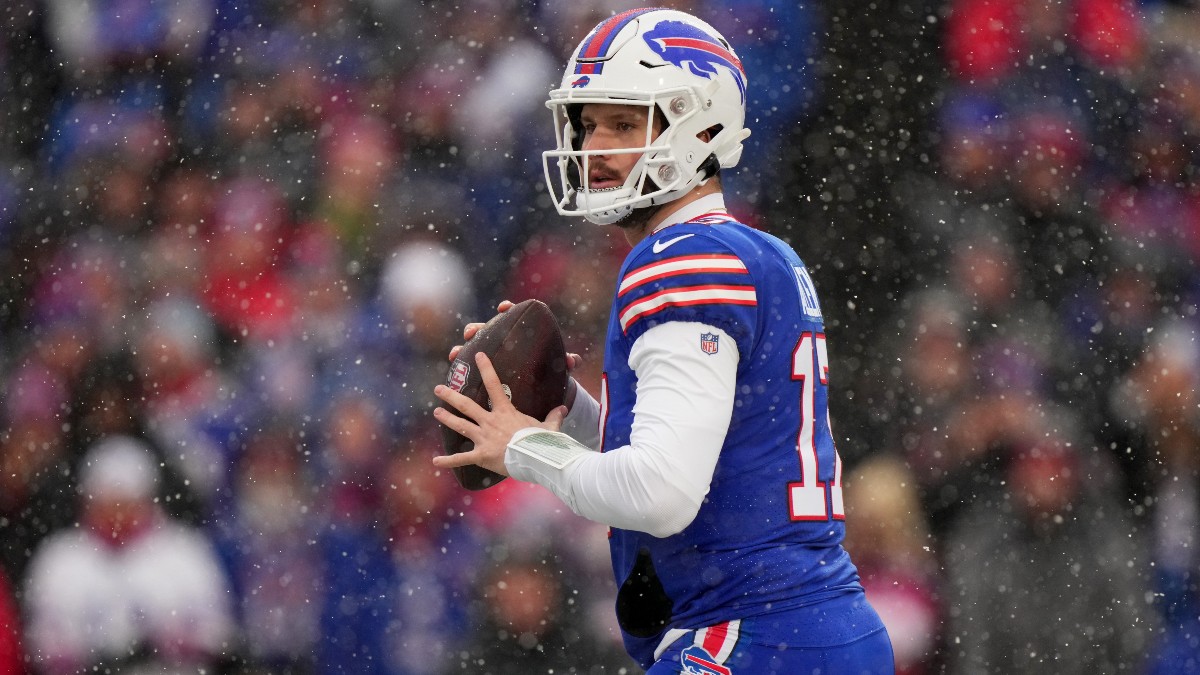 LOOK: Josh Allen wears Buffalo Braves jersey to Bills' season finale